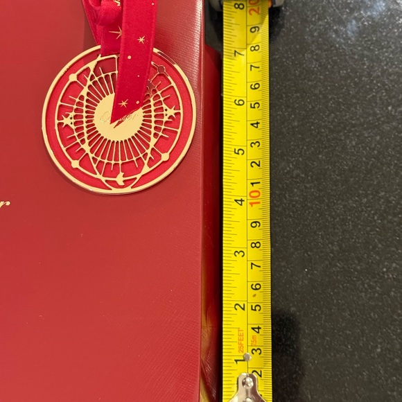 Cartier ring box, bag, holiday ribbon with gift tag - Picture 5 of 12